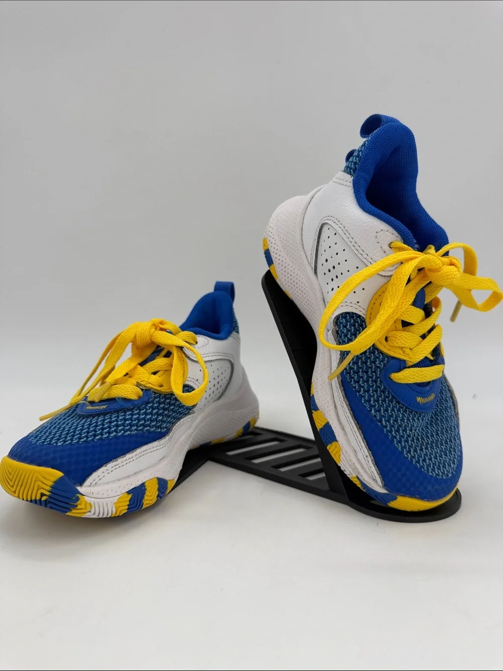 Under Armour Steph Curry 3Z 24 Pre-School Warriors Shoe Size 11K Team Royal Blue